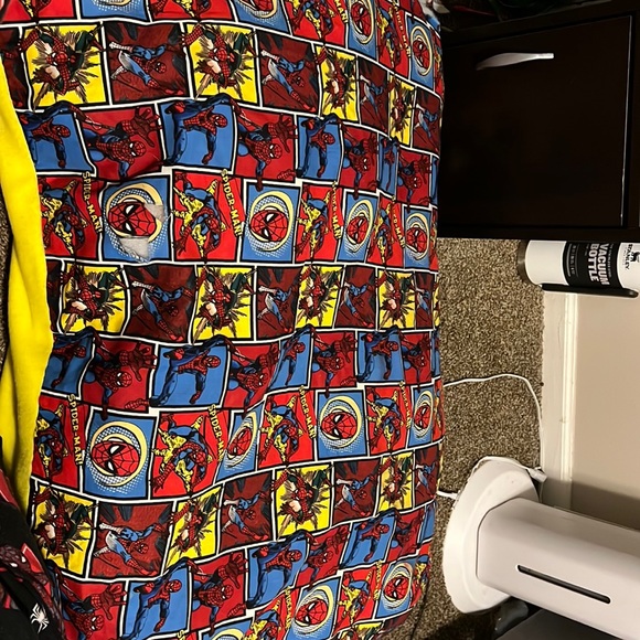 Custom made extra large, Spider-Man dog bed